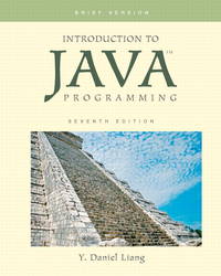 Introduction to Java Programming, Brief Version (7th Edition)