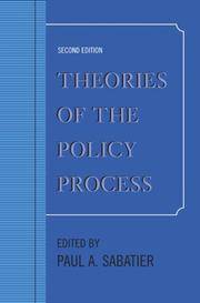 Theories of the Policy Process by Weible and Sabatier