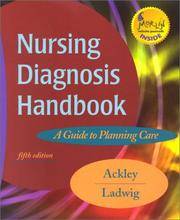 cover of Nursing Diagnosis Handbook: A Guide to Planning Care