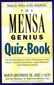 image of The Mensa Genius Quiz Book -