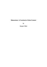 Dimensions - A Casebook of Alien Contact