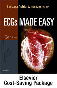 ECGs Made Easy - Book and Pocket Reference Package by Aehlert RN  BSPA, Barbara J - 2018-05-16