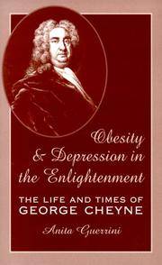 cover of Obesity and Depression in the Enlightenment: The Life and Times of George Cheyne (Volume 3) (Series for Science and Culture)