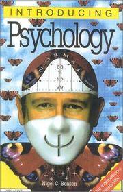 Introducing Psychology (Introducing...) by Nigel Benson - September 2001