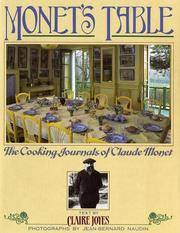 image of Monet's Table: The Cooking Journals of Claude Monet