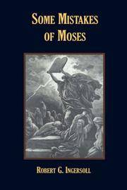 image of Some Mistakes of Moses