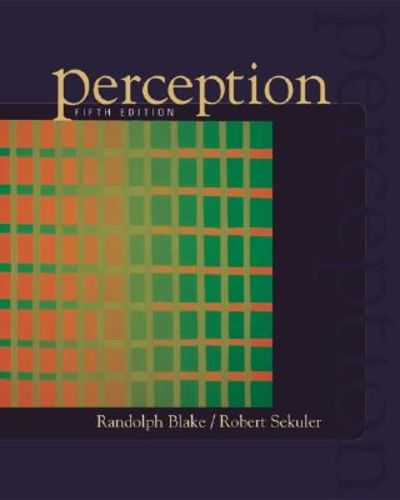 Perception Book Perception by Blake,Randolph; Sekuler,Robert | Hardcover | August 3 ...