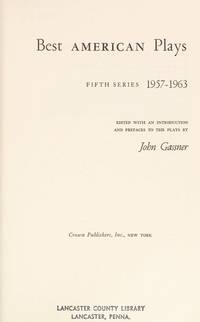 BEST AMERICAN PLAYS 5TH SERIES by Gassner, John