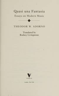 cover of Quasi Una Fantasia: Essays on Music and Culture