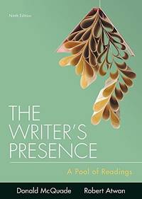 The Writer's Presence : A Pool of Readings