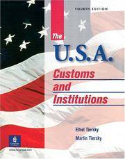 The U.S.A.: Customs and Institutions, Fourth Edition