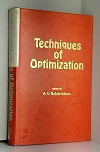 Techniques of Optimization