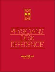 Physicians Desk Reference, 62Ed, 2008