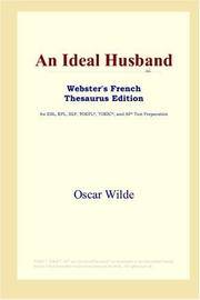 image of An Ideal Husband (Webster's French Thesaurus Edition) (French Edition)