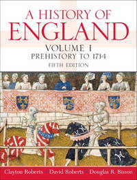 A History of England, Volume 1 (Prehistory to 1714) (5th Edition) de Roberts, Clayton - 2008-09-22