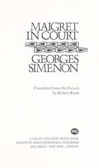 Maigret in Court by Georges Simenon - 1983-10