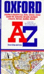 A. to Z. Street Atlas of Oxford: 1m-3.75" (A-Z Street Atlas)