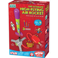Thames & Kosmos Wow in The World Ultimate HIGH-Flying AIR Rocket | Launch 100+ ft, Fun Sound...