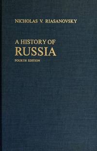 A History of Russia by Riasanovsky, Nicholas Valentine - 1984