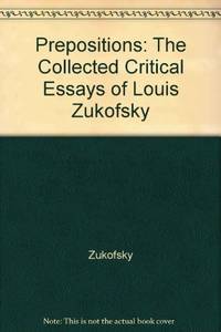 image of Prepositions: The Collected Critical Essays