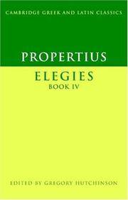 image of Propertius: Elegies Book IV
