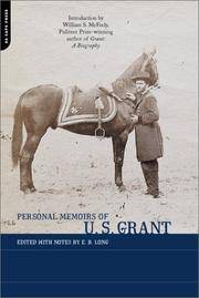 Personal Memoirs of U. S. Grant by Long, E.B. and Grant, Ulysses S - Paperback