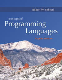 Concepts Of Programming Languages By Sebesta, 8e