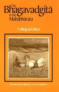 The Bhagavadgita In the Mahabharata