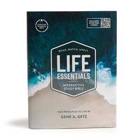 CSB Life Essentials Interactive Study Bible, Hardcover, Jacketed, Black Letter, Study Commentary,...