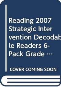 READING 2007 STRATEGIC INTERVENTION DECODABLE READERS 6-PACK GRADE 2