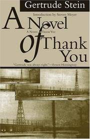 cover of Novel of Thank You