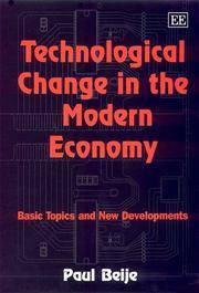 TECHNOLOGICAL CHANGE IN THE MODERN ECONOMY: BASIC TOPICS AND NEW DEVELOPME