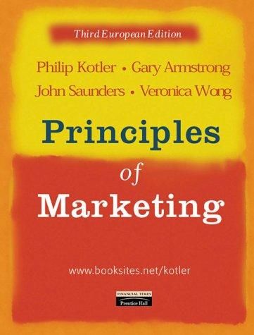 Principles Of Marketing European Edition By Philip Kotler