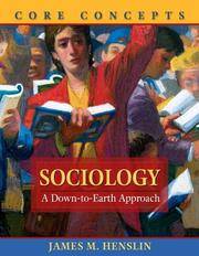 image of Sociology: A Down-to-Earth Approach, Core Concepts