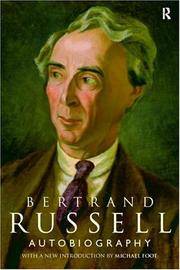 image of The Autobiography of Bertrand Russell