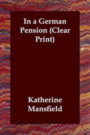 image of In a German Pension (Clear Print)