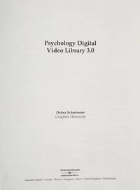 Psych Dig Vid Lib 3.0 CD 3e de WADSWORTH - 2005-07-14