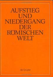 Aufstieg Und Niedergang Der Romischen Welt, Part 1 Geschichte Und Kultur Roms in