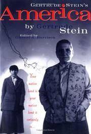 cover of Gertrude Stein's America