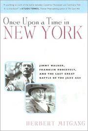 image of Once Upon a Time in New York: Jimmy Walker, Franklin Roosevelt,and the Last Great Battle of the Jazz Age