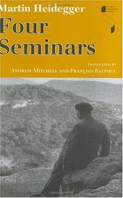 image of Four Seminars (Studies in Continental Thought)