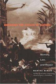 cover of Breaking the Cycles of Hatred: Memory, Law, and Repair
