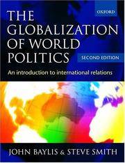 cover of Globalization of World Politics : An Introduction to International Relations