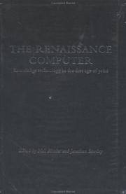 The Renaissance Computer: Knowledge Technology in the First Age of Print