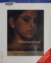 Abnormal Psychology: An Integrative Approach