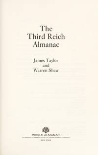 The Third Reich Almanac