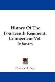 History Of the Fourteenth Regiment, Connecticut Vol Infantry