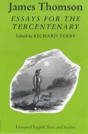 James Thomson: Essays for the Tercentenary (Liverpool University Press - Liverpool English Texts...