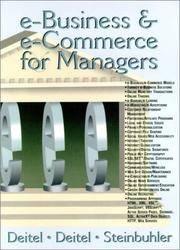 E-Business and e-Commerce for Managers