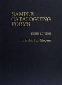 Sample Cataloguing Forms